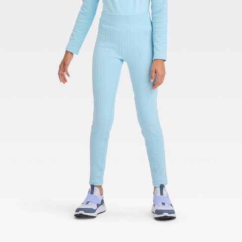 Girls' Seamless Leggings - All In Motion™ Blue L : Target