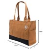 Horizontal Zip Tote, Durable Water-Resistant Tote Bag with Zipper Closure, Carhartt Brown - 2 of 4