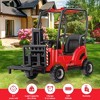 12V Kids Electric Ride-On Forklift Car with Tent,Liftable Fork & Pallet,Remote Control¨CFun Construction Toy for Toddlers - 3 of 4