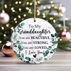 Christmas Ornament Gifts for Granddaughter from Grandma and Grandpa - 4 of 4