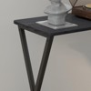 Narrow Console Table, 2-Tier Farmhouse Sofa Table with Shelves, 33.5 Inch Long Hallway Table - 4 of 4