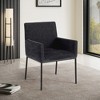Meridian Furniture,Reeves Chenille Fabric Dining Chair, Set of 2 - 2 of 4
