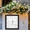 Trio Signature Mat Picture Frame – Guest Book Alternative for Weddings, Graduations, or Retirement – Autograph Photo Mat for Signature Board - 4 of 4