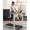 Treadmill, 4.0HP Folding Treadmill - Portable for Home/Office/Apartment 14.5'' LCD Display Pulse Detection 265LBS Capacity - 3 of 4