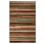 Contemporary Stripes Abstract Lines Indoor Area Rug or Runner or Runner by Blue Nile Mills