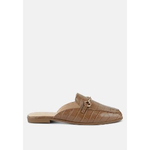 Velvet Buckled Flat Mules Women - 1 of 4