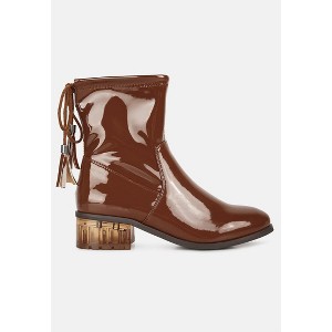 Cheer Leader Tassels Detail Ankle Boots Women - 1 of 4