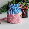 Slickblue Bear Pattern Kids Bag, Embroidered Applique, Bento Lunch Bag, Colorful Style, 7.8"x5.7"x6.3" - 2 of 3