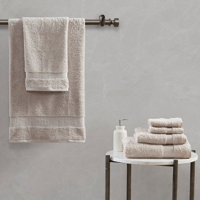 100% Cotton Solid Color Luxury Bath Towel Set, Heavyweight Ultra Soft Touch Durable Bath Towel