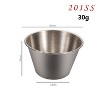 Stainless Steel Tortilla Salad Tomato Sauce Cup - 3 of 4