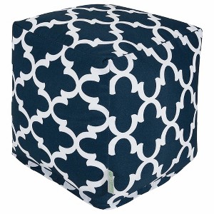 Majestic Home Goods,Cube Pouf Trellis - 1 of 4