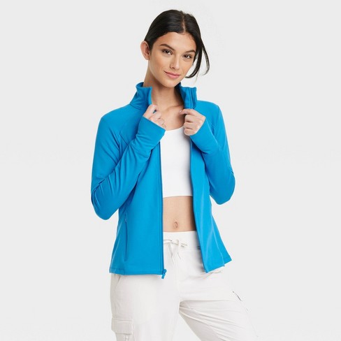 Women's Zip-front Jacket - All In Motion™ Blue Xl : Target