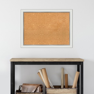 Eva Ombre Gold Narrow Framed Natural Cork Bulletin Board