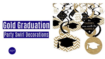 Wholesale 2024 Graduation Decorations Hanging Swirls Kit Hanging