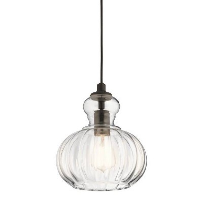 Kichler Riviera 8 3/4" Wide Oiled Bronze Mini Pendant