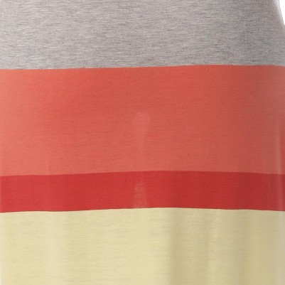 coral / aqua / yellow