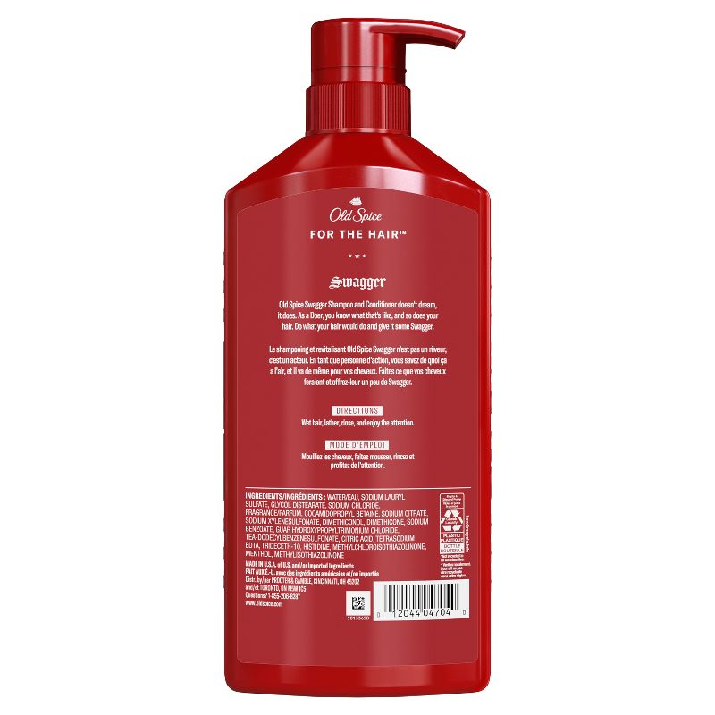 Old Spice Men&#39;s Swagger 2-in-1 Shampoo and Conditioner - 21.9 fl oz, 3 of 12