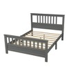 Queen Size Bed Frame, Wooden Platform Bed with Under Bed Storage, Twin Bed Frames with Headboard and Footboard, No Box Spring Needed - 3 of 4