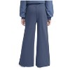 Converse® Girls' French Terry Wide Leg Pants - 2 of 3