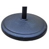 42Ibs Resin Patio Umbrella Base Black - Wellfor - 2 of 4