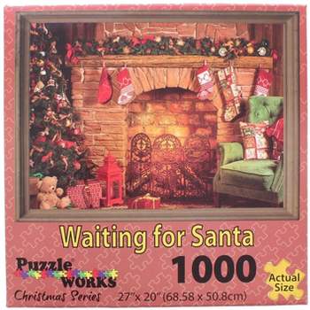 Puzzleworks Waiting On Santa 1000 Piece Jigsaw Puzzle