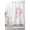 Deny Designs April Lane Art Fancy Bow Monogram Shower Curtain - 3 of 3