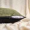 REGALWOVEN Fade-Resistant Chenille Herringbone Modern Decorative Throw Pillow Covers 2 Pcs - 3 of 4