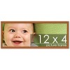 PosterPalooza | Panoramic Modernist Brown Picture Frame - UV Acrylic, Foam Board Backing, Hanging Hardware - 2 of 4