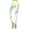 Slickblue Tie Dye Leggings - High Rise, Elastic Waist, Stretch Fit for Workout or Casual Wear - One Size - 3 of 4