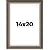 PosterPalooza | Weathered Black Picture Frame - UV Acrylic, Foam Board Backing, Hanging Hardware - 2 of 4