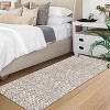 Acekool Washable Vintage Geometric Area Rug, Non-Slip, Stain Resistant, Low Pile, Soft Indoor Carpet for Living Room Bedroom Office, Easy Care - 2 of 4