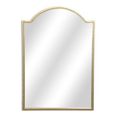 Cheung's Cheungs Nuvelle Arch Top Gold Metal Framed Wall Mirror