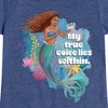 Girls' - Disney - True Voice Lies Within Fitted Short Sleeve Graphic T-Shirt - 2 of 4