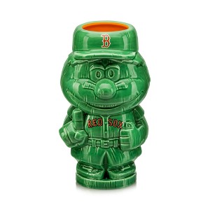 Beeline Creative Geeki Tikis MLB Mascot Ceramic Mug | Boston Red Sox, Wally the Green Monster - 1 of 3
