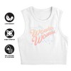 Women's Wonder Woman 84 Wonder Lines Sleeveless Crop Top Tank - 3 of 4
