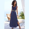Women's V-Neck Maxi Dress - LASCANA - 3 of 4