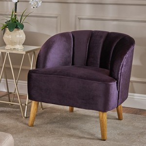 Amaia Modern New Velvet Club Chair - Christopher Knight Home - 1 of 4