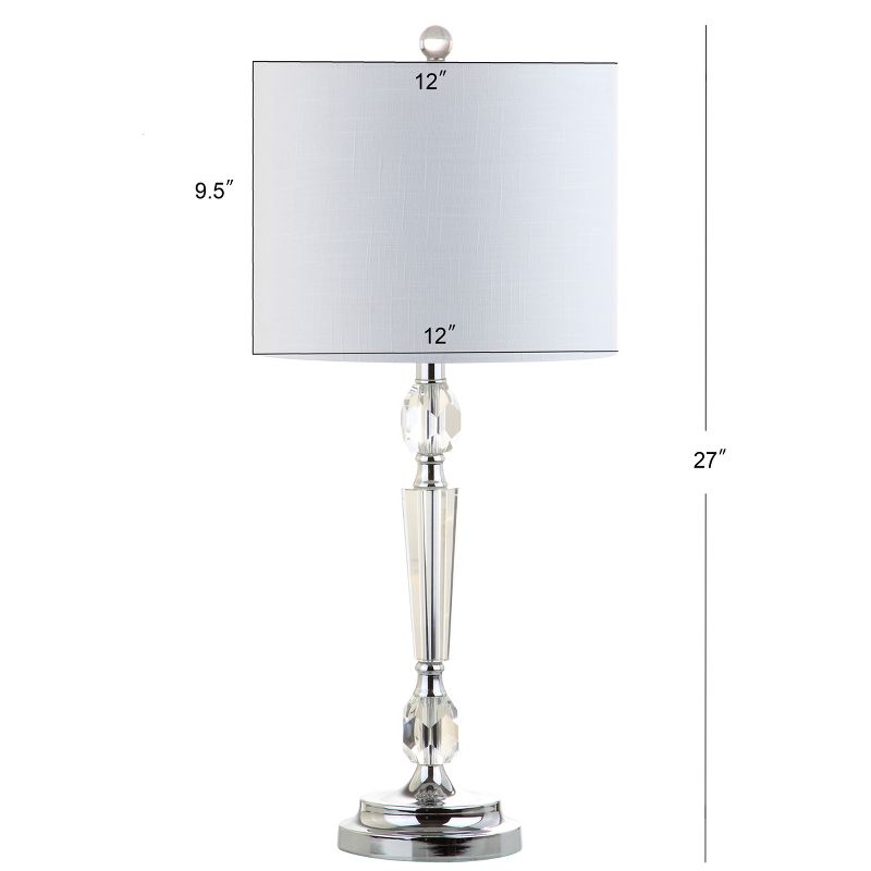JONATHAN Y Victoria Crystal LED Table Lamp, 3 of 8