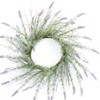 Lavender Floral Twig Wreath – Lifelike Greenery and Lavender Accent 28"D by Melrose - 3 of 3