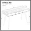 Lyngins Modern Computer Desk with USB Ports & Power Outlet, Storage Drawers, Multifunctional Office Desk/Study Desk/Writing Desk /Small Desk - 4 of 4