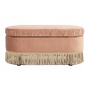 NicBex Modern 38" Storage Bench Velvet Accent Stool with Tassel Rope Trims for Entryway and Living Room - 3 of 4