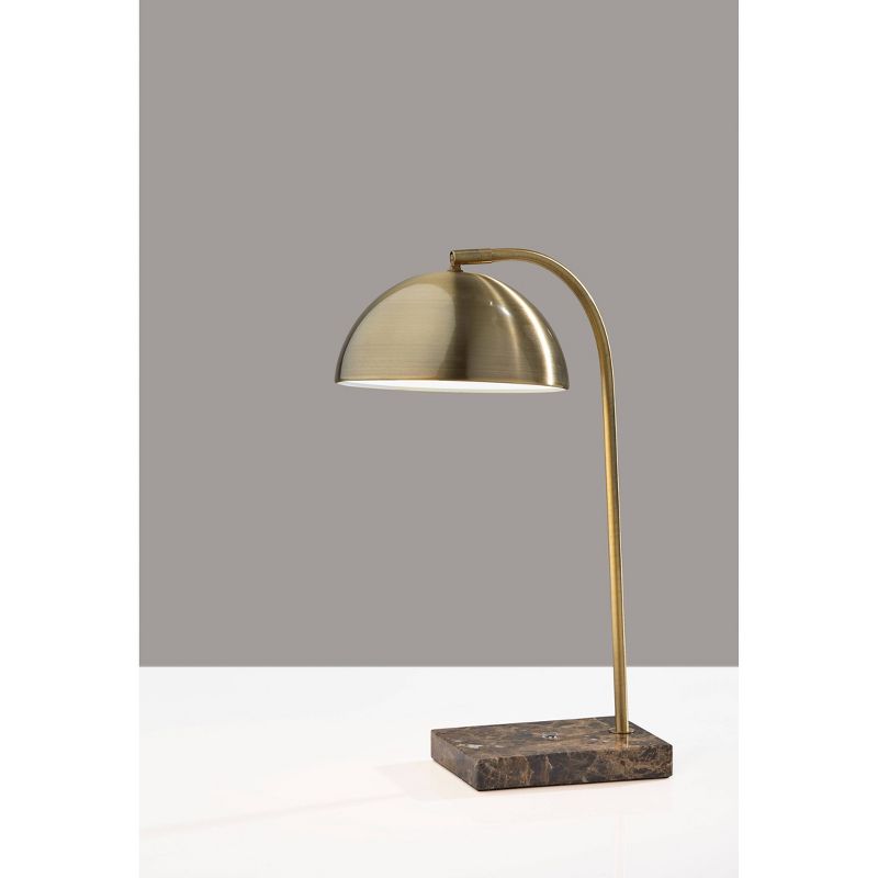 Paxton Desk Lamp Antique Brass - Adesso, 1 of 7