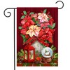 Briarwood Lane Garden Flag 12x18 For Outdoor Christmas Poinsettia Basket For Christmas Garden Flag Flags For Outside - 2 of 4