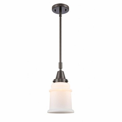 Canton - 1 Light Stem Hung Mini Pendant In Industrial Style-11.13 Inches Tall and 6.5 Inches Wide