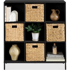 Best Choice Products Elevated 9-Cube Bookshelf, 11in Display Storage Compartment Organizer w/ 3 Removable Back Panels - 1 of 4