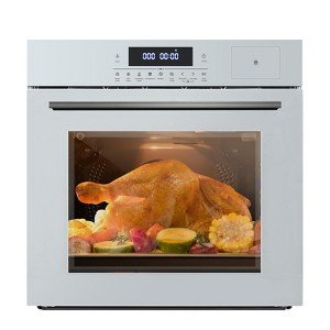 Wall Oven- 24 Inch 2.5Cu. ft Convection Electric Oven with Multiple Cooking Functions, Touch Control, Safety Lock, 3D Heating, Stainless Steel - 1 of 4