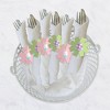 Big Dot of Happiness Spring Easter Bunny - Happy Easter Party Paper Napkin Holder - Napkin Rings - Set of 24 - 3 of 4