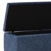 CAVINAS Linen Storage Ottoman Bench with Tufted Diamond Detail and Nailhead Trim,Storage Benches for Living Room,Bedroom - 4 of 4