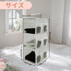 Unique Bargains 3-Shelf Closet Hanging Organizer with Magic Tapes - 2 of 4