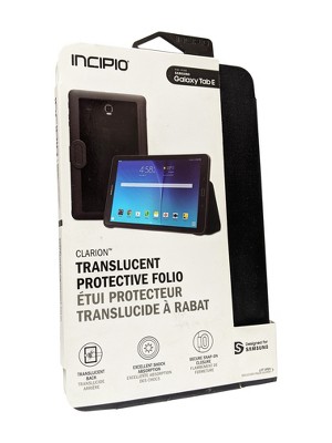 Incipio Clarion Folio Case for Samsung Galaxy Tab E - Black